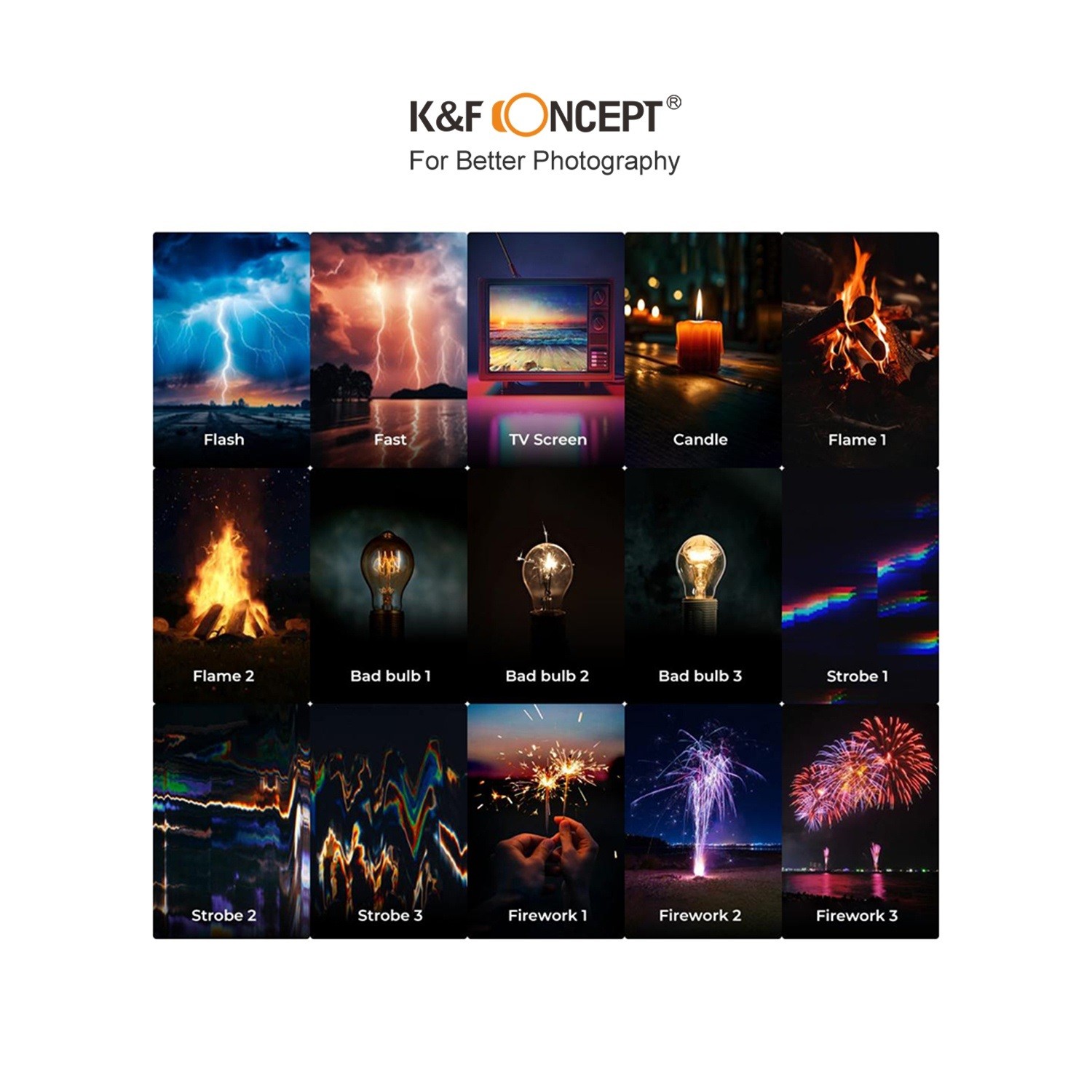 Đèn LED K&F CONCEPT 2500-9900K CRI 96+ 6W | KF34.035