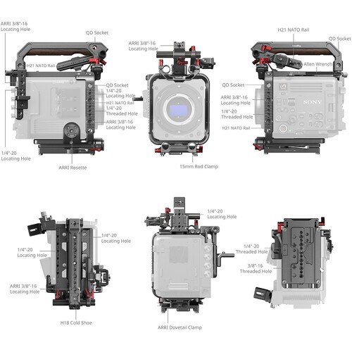 Khung SmallRig Camera Cage Kit cho Sony BURANO - 4571