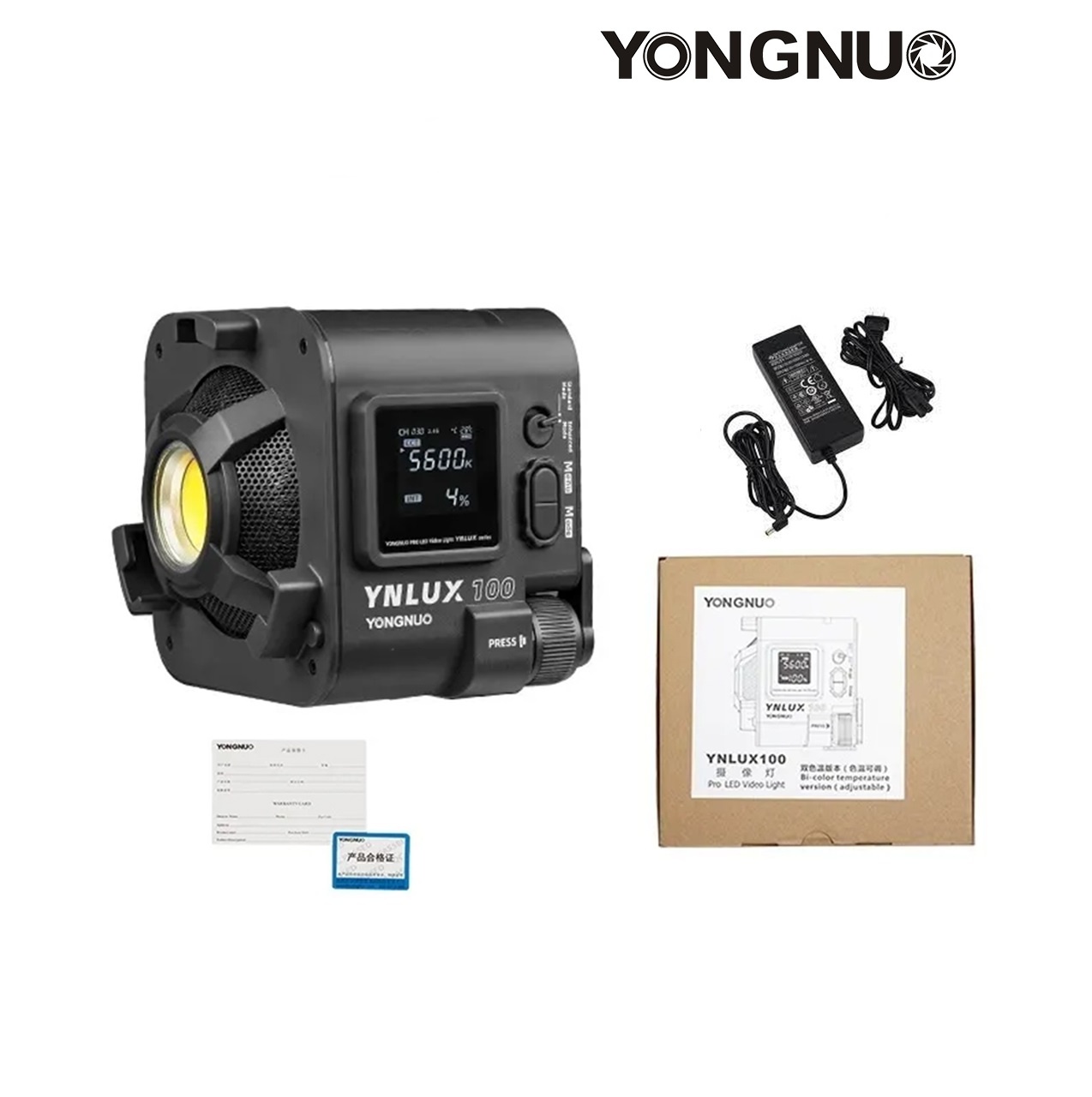 Đèn LED YONGNUO LUX 100 3200-5600K - Hàng chính hãng - Tiêu chuẩn