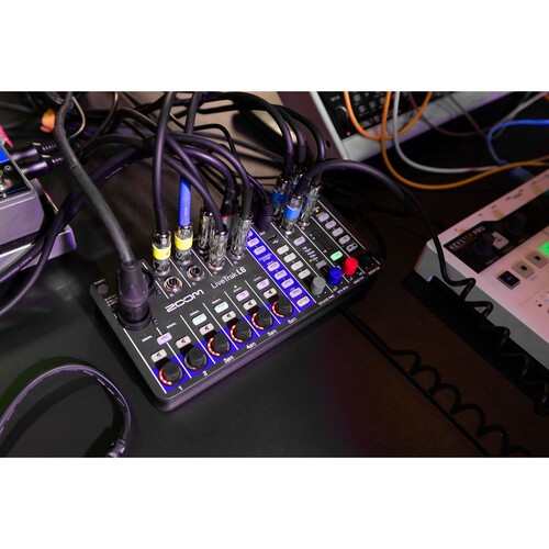Bàn trộn âm thanh Zoom LiveTrak L-6- Chính Hãng