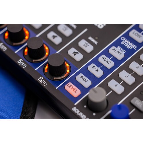 Bàn trộn âm thanh Zoom LiveTrak L-6- Chính Hãng