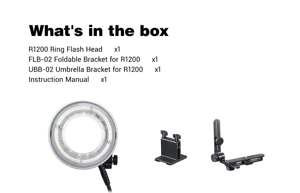 Đầu Đèn R1200 Ring Flash Head For AD1200Pro