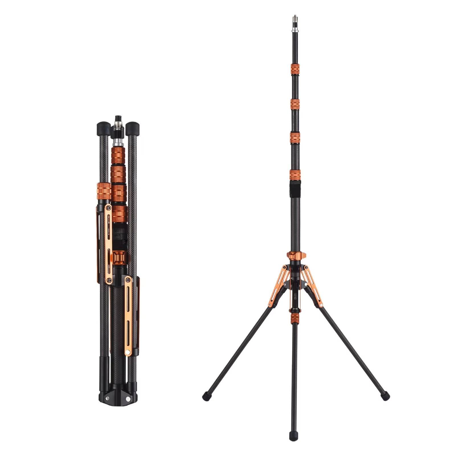 Chân máy ảnh Beike – LS283C, chân đèn gấp ngược, xếp gọn chuyên nghiệp