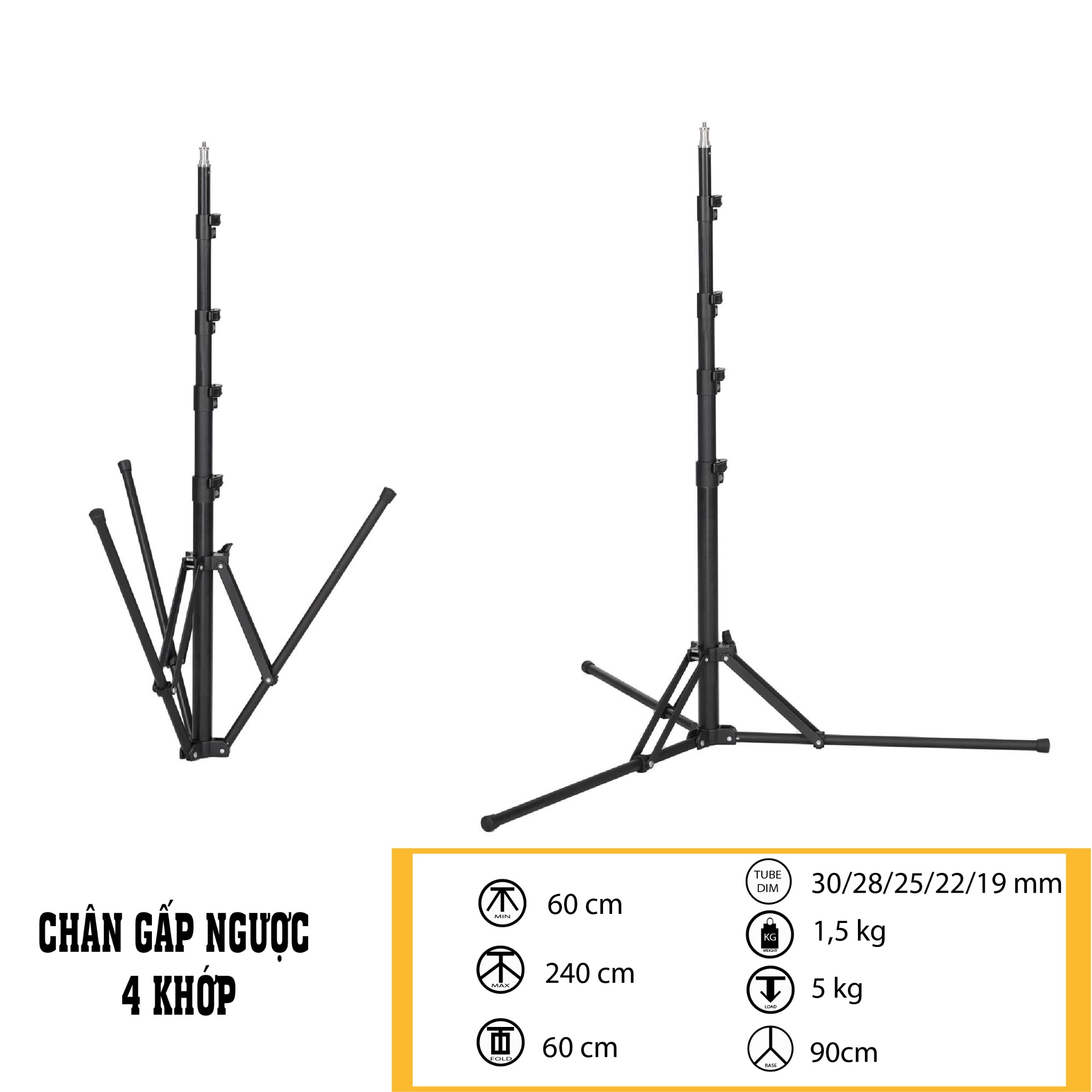 Chân gấp ngược GNT430S Pro