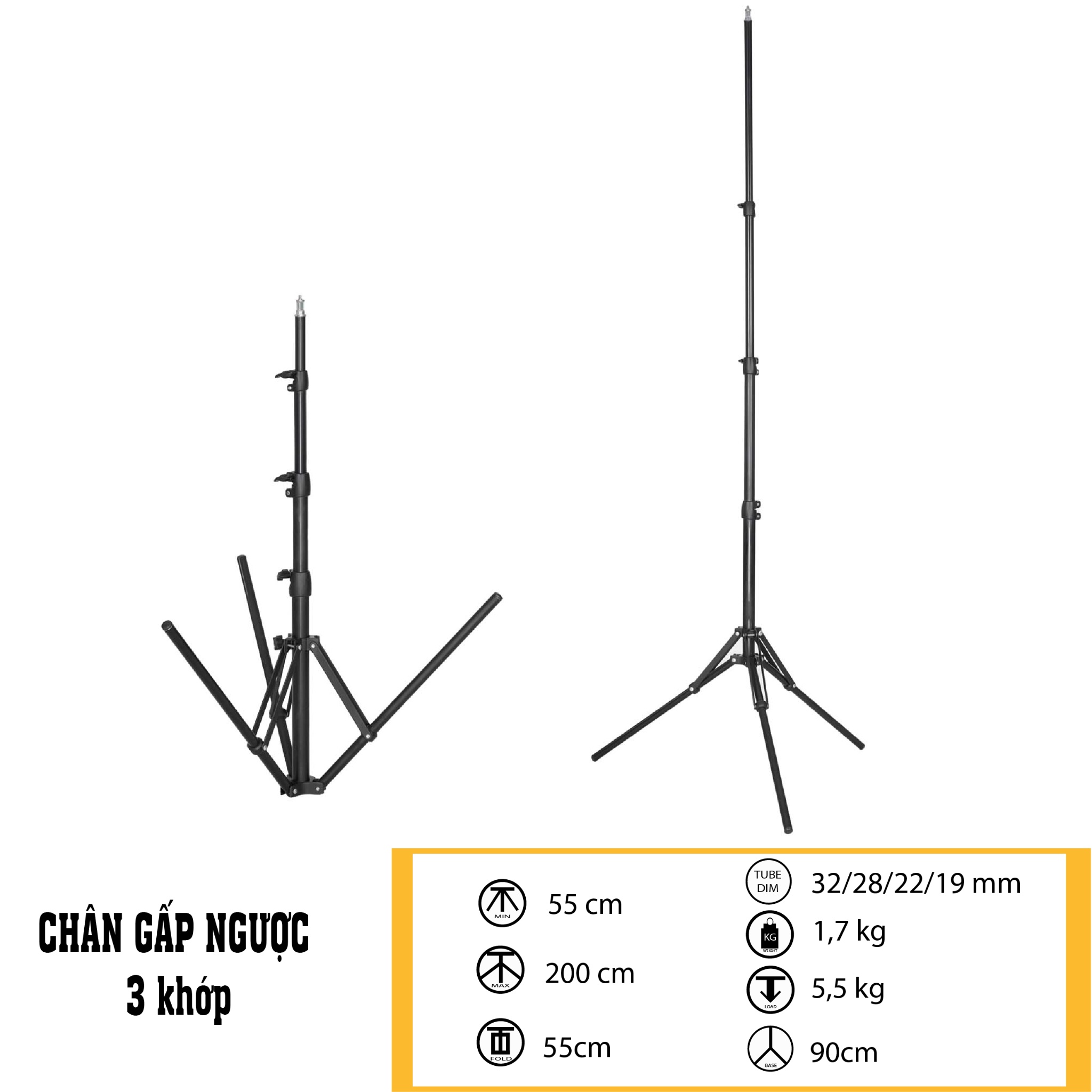 Chân gấp ngược GNT330S