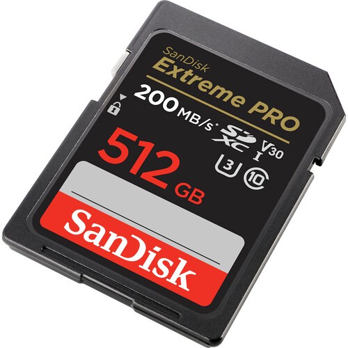 Thẻ nhớ SD SanDisk 512GB ExtremePro 200MB/s