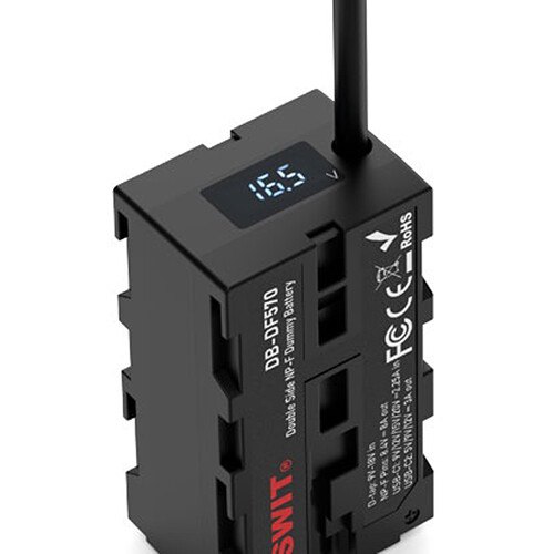 SWIT Dual-Side NP-F Dummy Battery with USB-C- DB-DF570