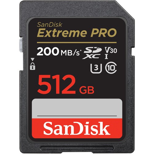 Thẻ nhớ SD SanDisk 512GB ExtremePro 200MB/s