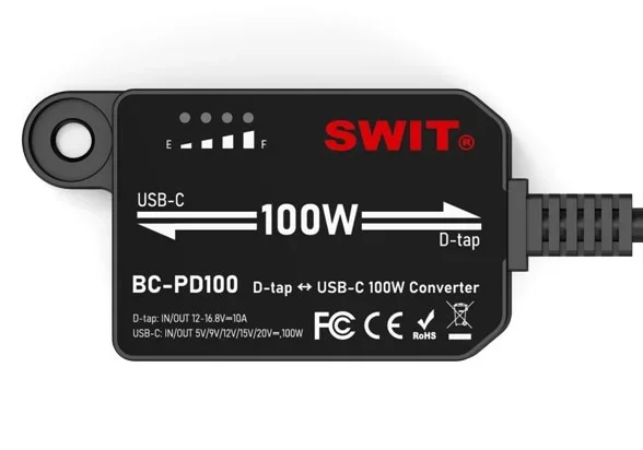 BC-PD100 D-tap to USB-C 100W Bi-directional