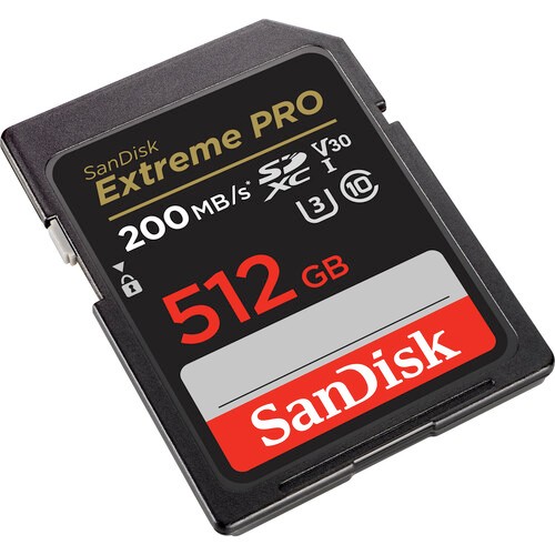 Thẻ nhớ SD SanDisk 512GB ExtremePro 200MB/s