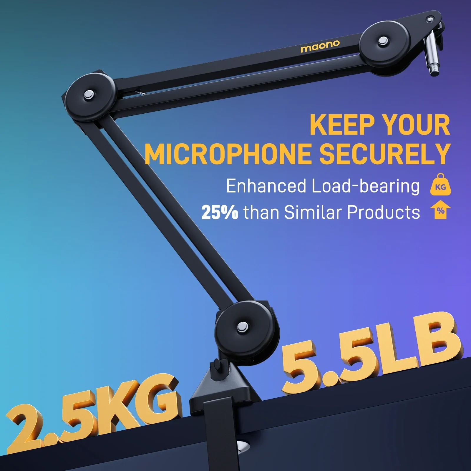 MAONO BA37 Tay Arm Kẹp Bàn Treo Mic Linh Hoạt