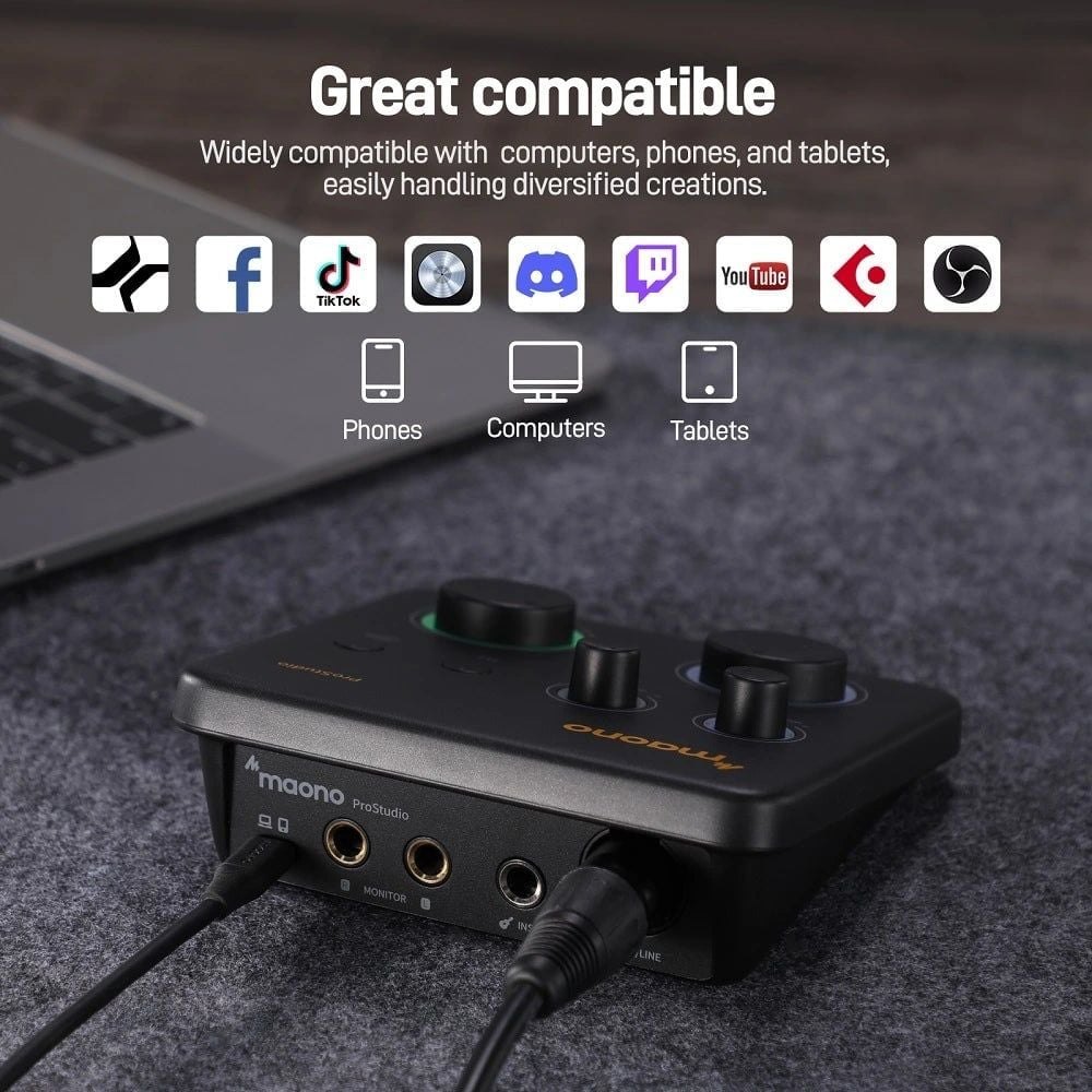 MAONO PS22 Lite USB Audio Interface Cho PC
