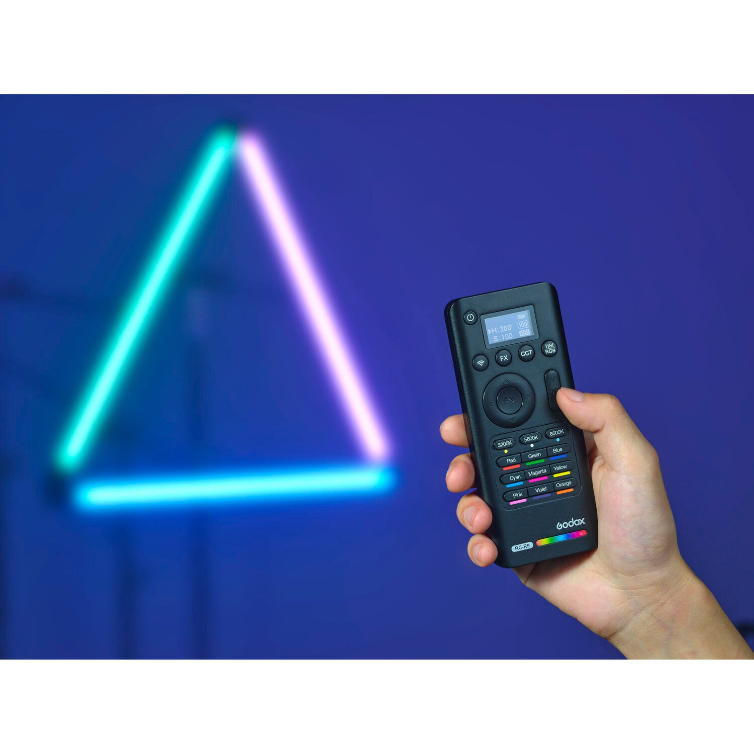 Combo 4 Đèn Led RGB Godox TL120 Tube Light (2700-6500K)