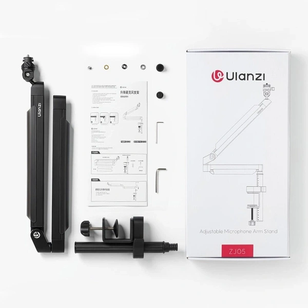 Ulanzi ZJ05 Microphone Boom Arm hỗ trợ tải 1.5kg chính hãng