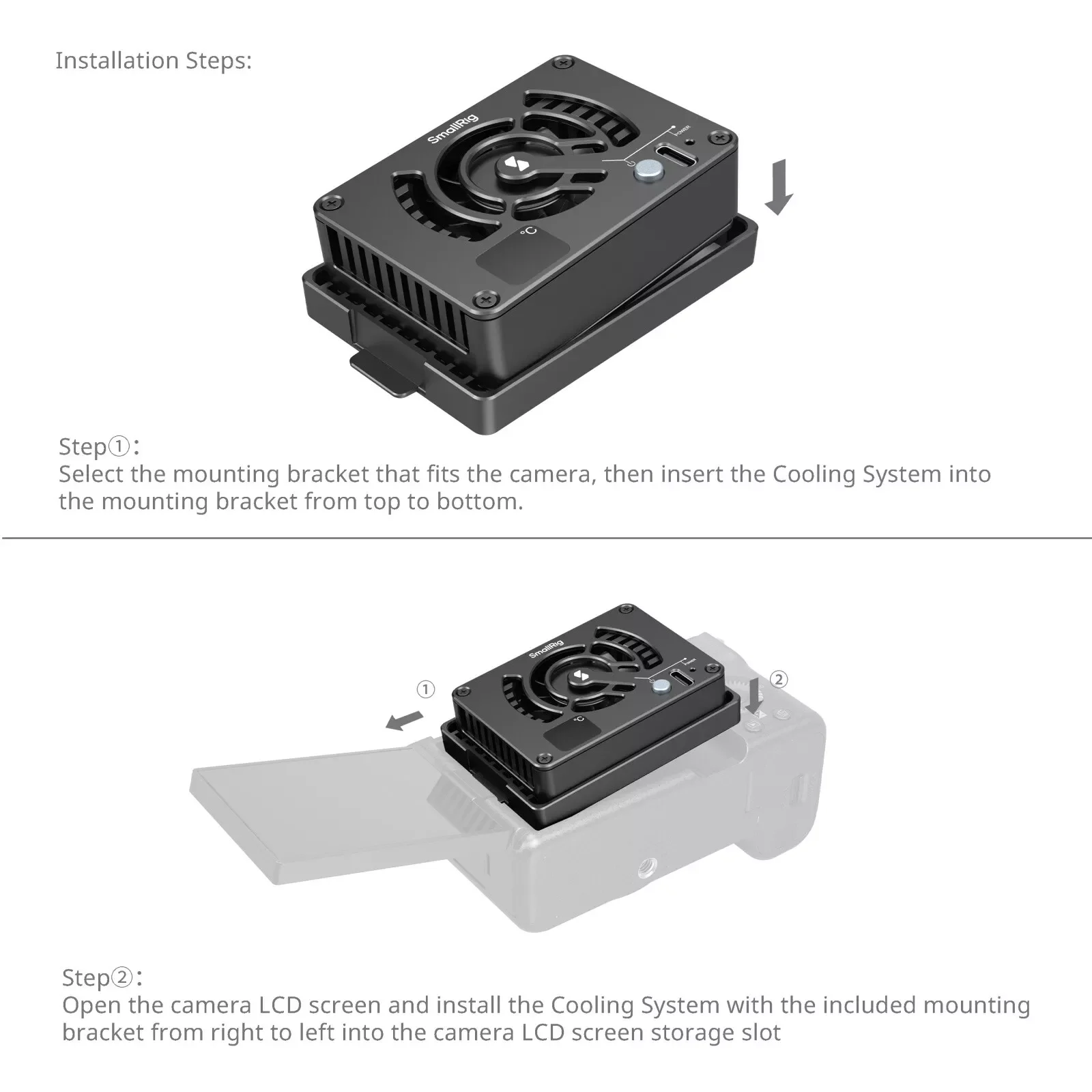SMALLRIG Cooling System for Sony / Canon / FUJIFILM Cameras 4815