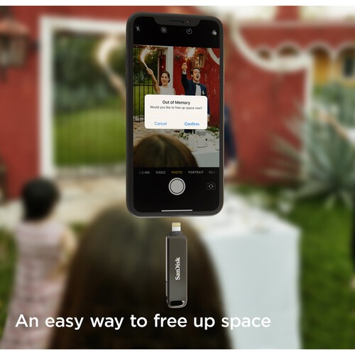 USB OTG 64GB SanDisk iXpand Luxe (Dùng được cho cả Iphone và Samsung)