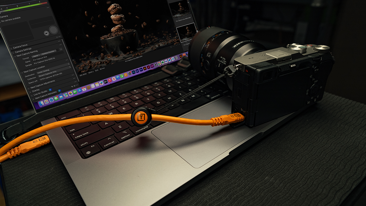 Dây TetherPro Optima 10G USB-C to USB-C, Dài 4.6m - màu Cam
