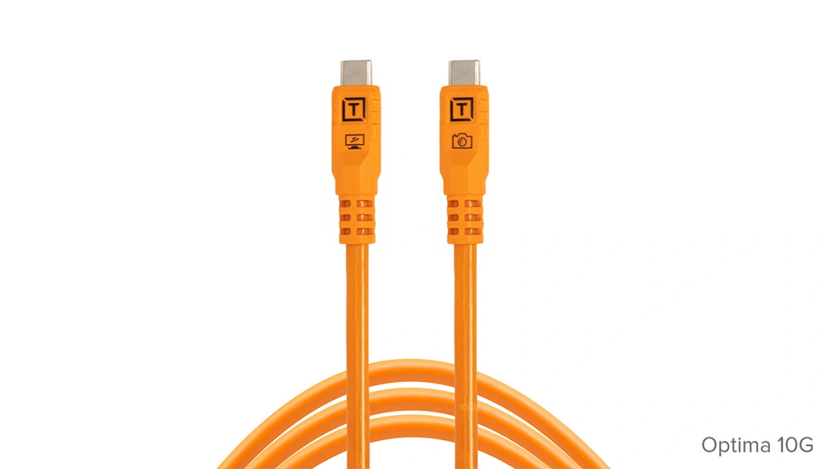 Dây TetherPro Optima 10G USB-C to USB-C, Dài 4.6m - màu Cam