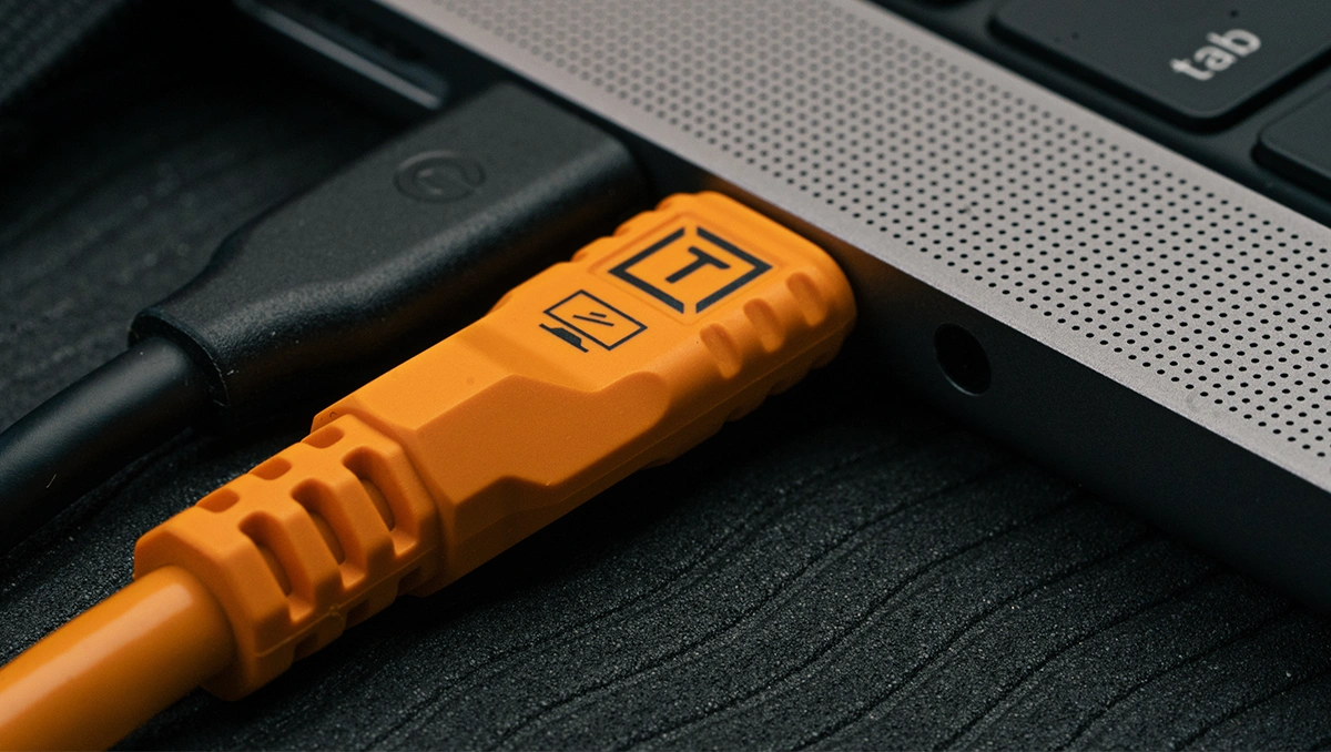 Dây TetherPro Optima 10G USB-C to USB-C, Dài 4.6m - màu Cam