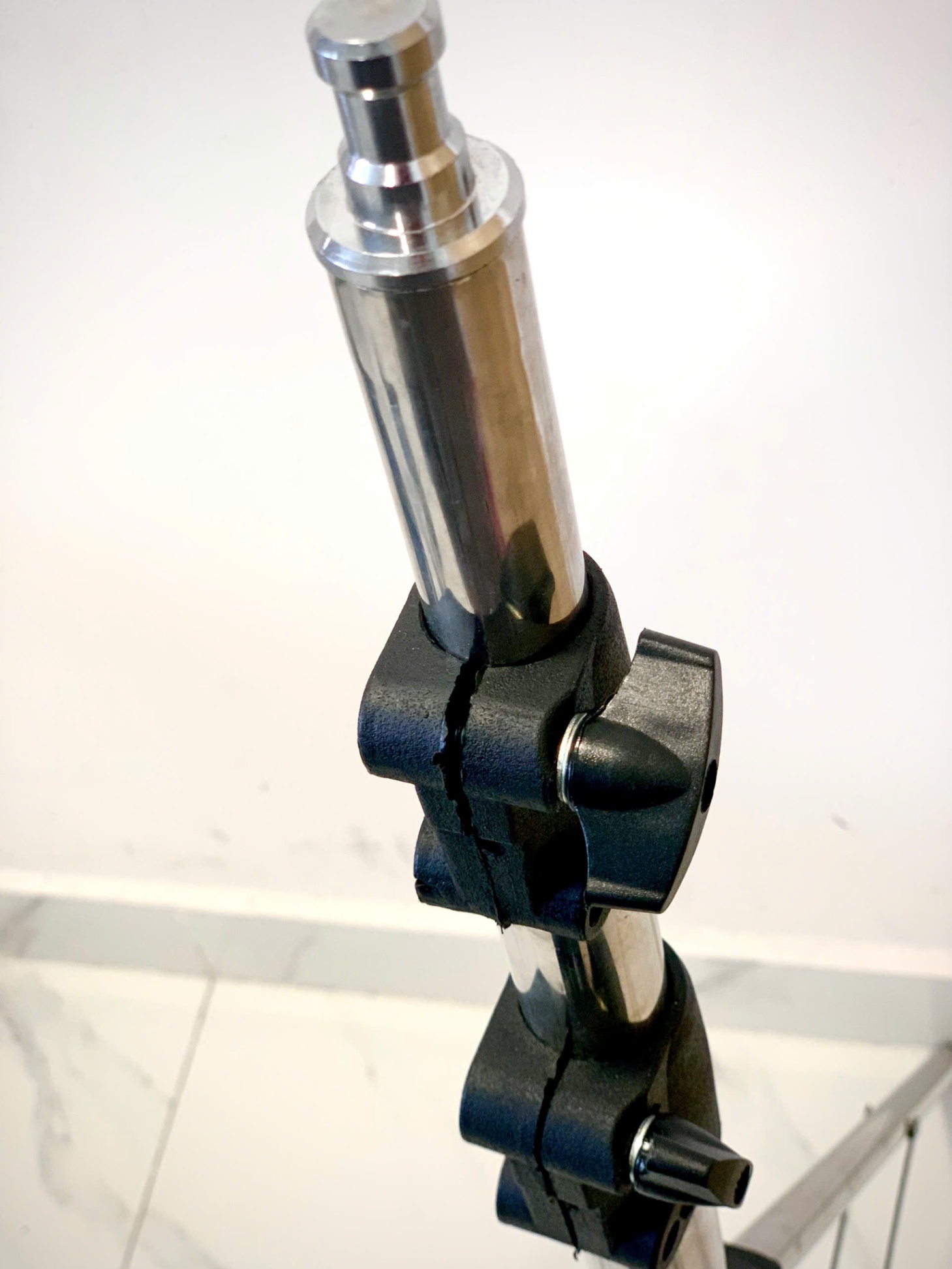Chân đèn Inox, khớp đen UP280