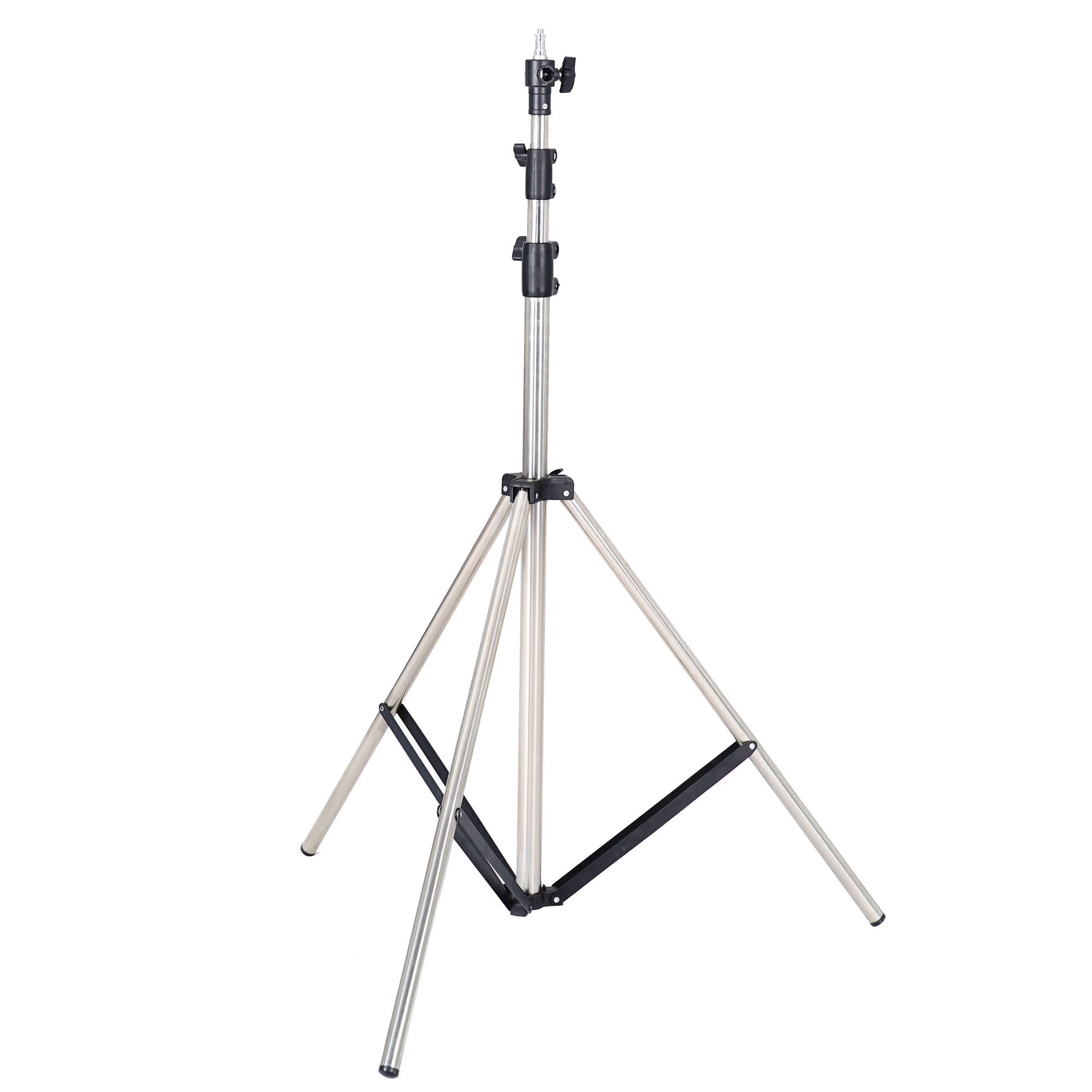 Chân đèn Inox, khớp đen UP280S - Đầu Spigot