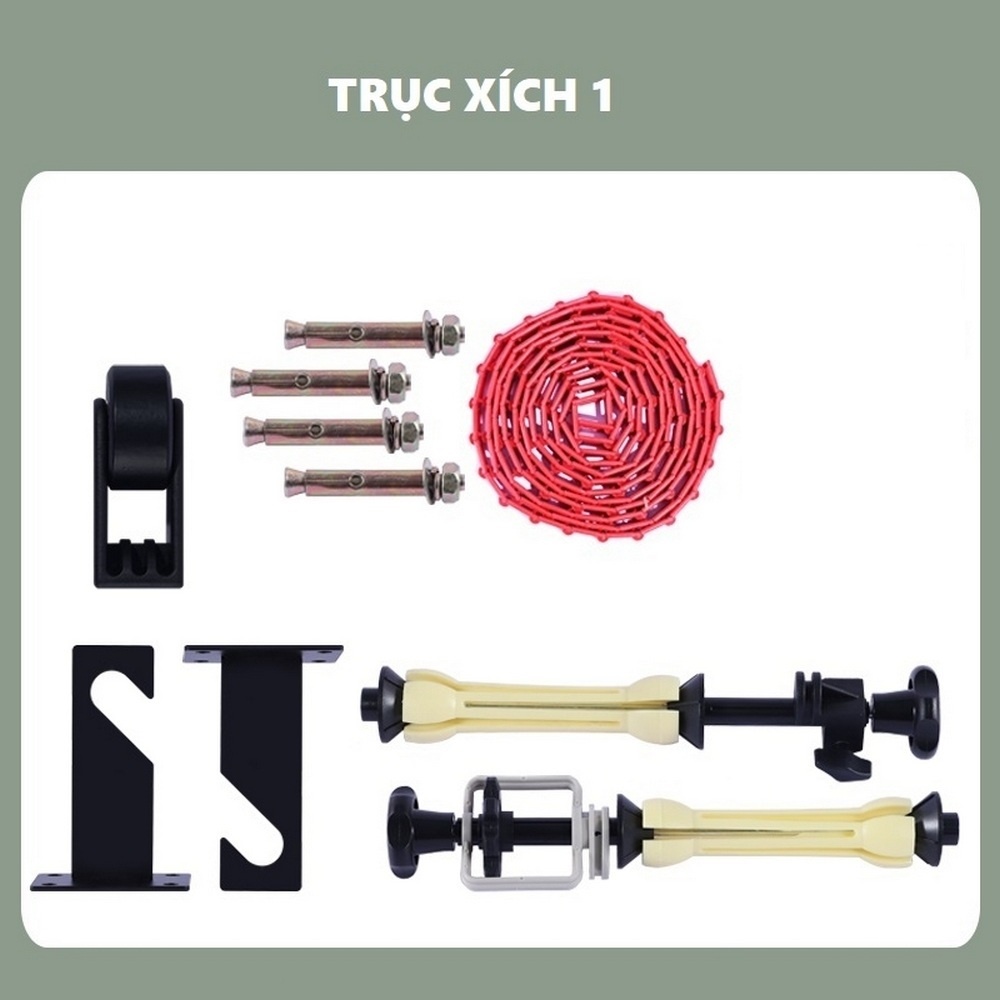 Trục kéo Phông 1 xích, không dùng ống nhôm