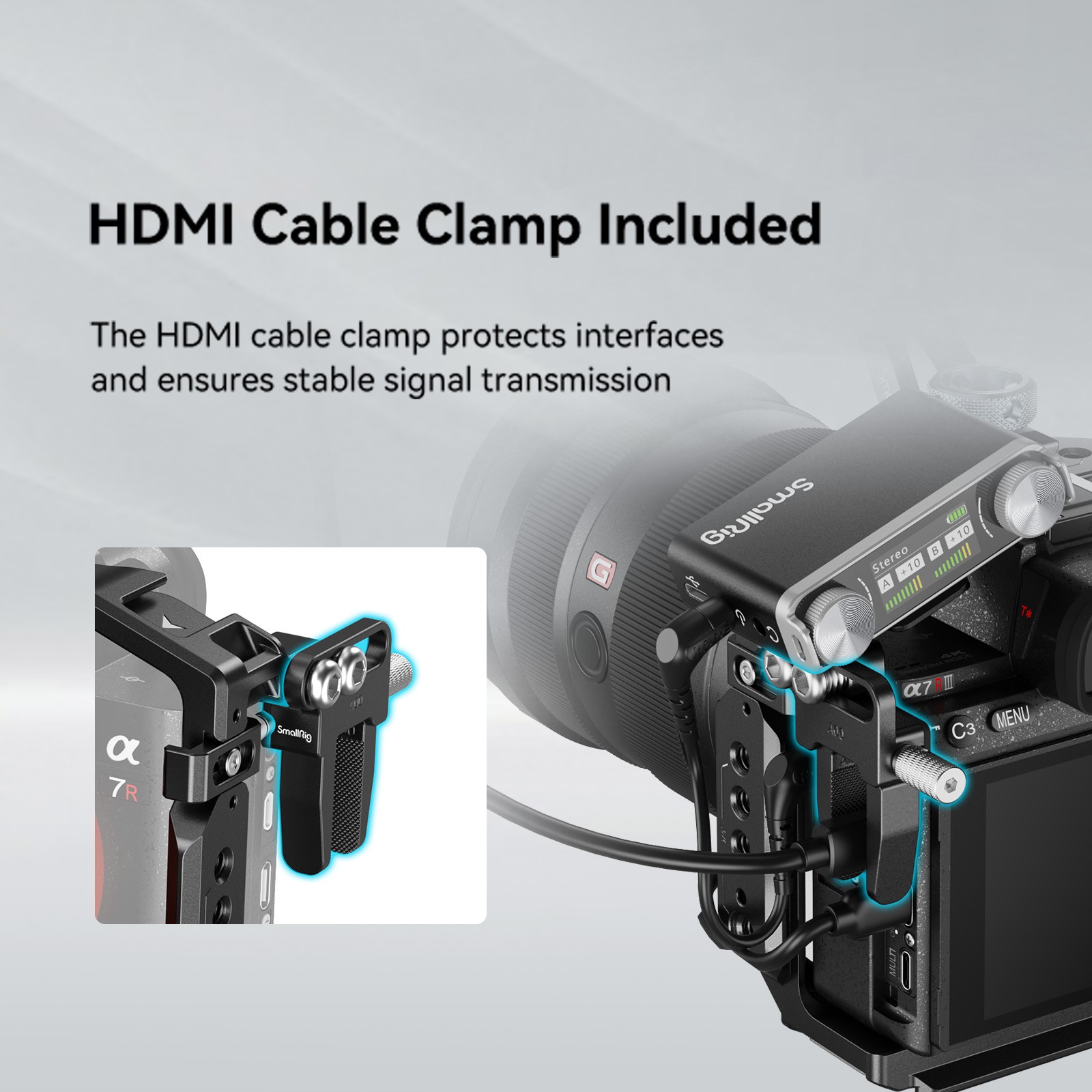 Khung Smallrig Cage Kit cho máy ảnh Sony Alpha 7 III / Alpha 7R III - 4198