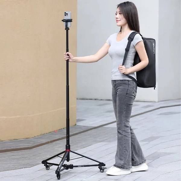 Gậy selfie kiêm tripod Ulanzi AT03 kèm bánh xe ( AT01 + AT02)