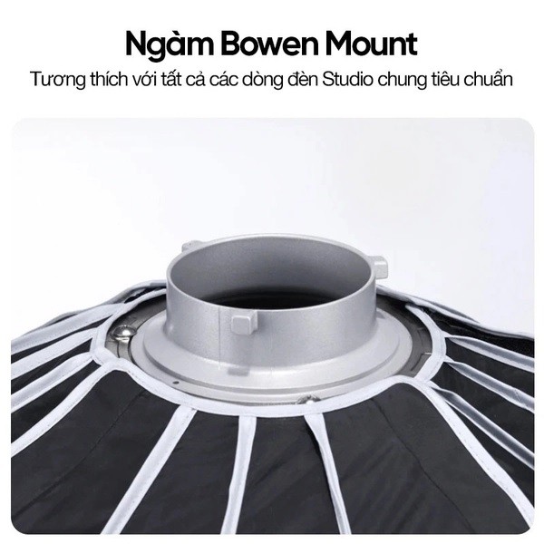 Softbox Ulanzi Fold DS60 60cm ngàm Bowen - Softbox 60cm tháo lắp nhanh ngàm Bowen kèm tổ ong parabolic