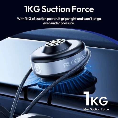 Ulanzi SK-23 Electric Suction Base - Đế hút từ tính đa năng cho điện thoại, DJI Action cam khả năng tải 1kg