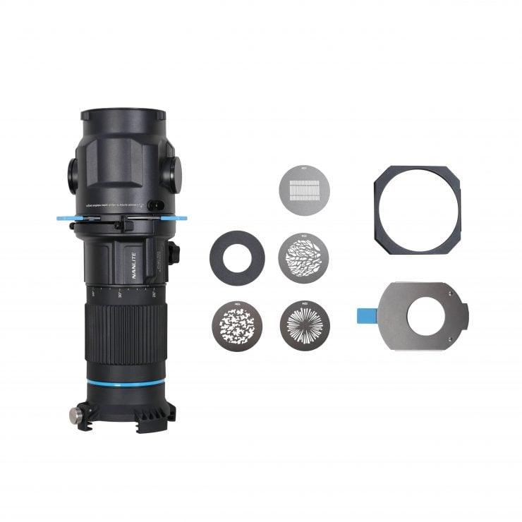 Nanlite PJ-BM-25°-45° Đầu Đèn Hiệu Ứng Zoom Ngàm Bowens Mount