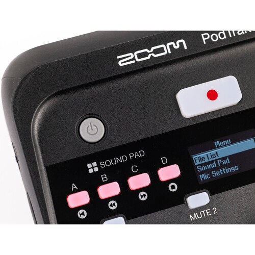 Zoom PodTrak P4next Portable Multitrack Podcast Recorder