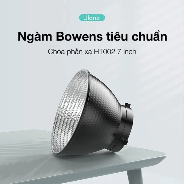 Chóa đèn ngàm bowen 17cm Ulanzi HT002