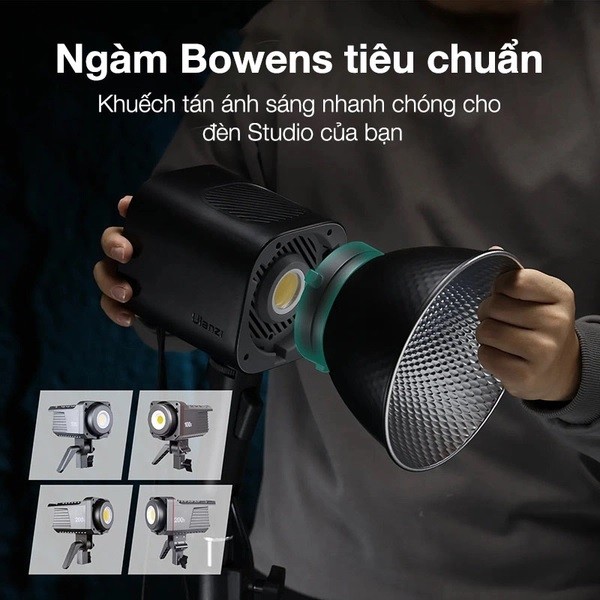 Chóa đèn ngàm bowen 17cm Ulanzi HT002