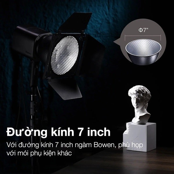 Chóa đèn ngàm bowen 17cm Ulanzi HT002