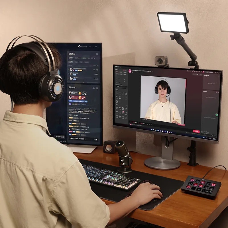 Ulanzi D200H Stream Deck Dock AI - Tich hợp 13 phím Macro chức năng