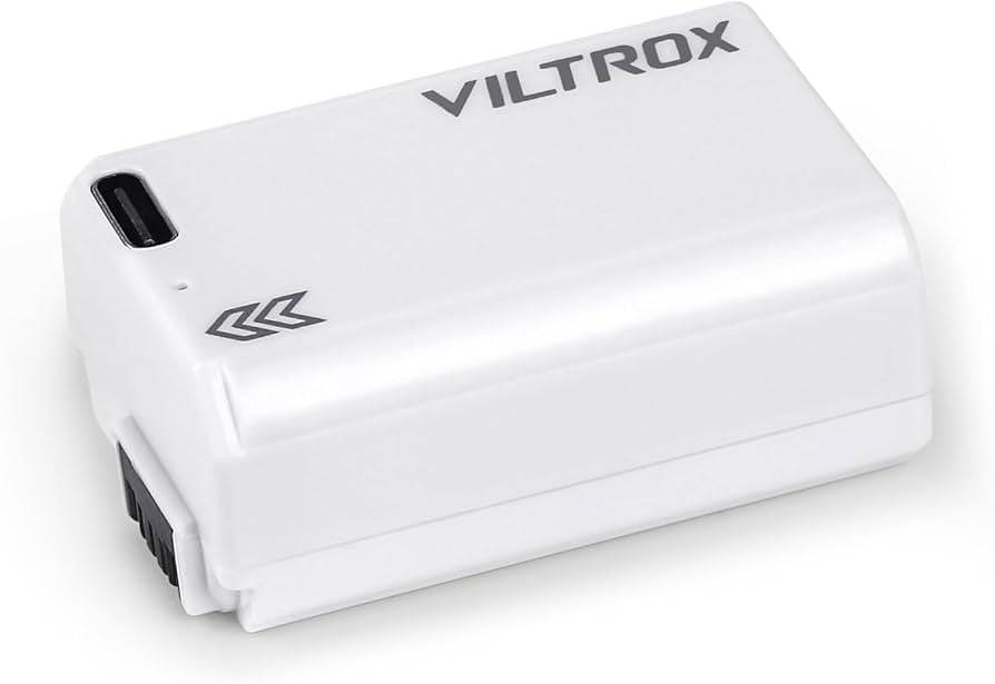 Pin Viltrox TNP-FW50 tích hợp cổng sạc Type-C cho máy ảnh Sony