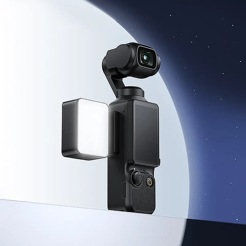 Ulanzi LM001 - Đèn trợ sáng mini cho DJI Pocket 3 tích hợp pin 500mAh