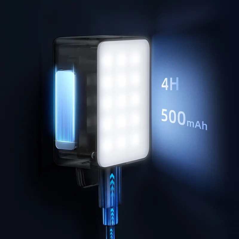 Ulanzi LM001 - Đèn trợ sáng mini cho DJI Pocket 3 tích hợp pin 500mAh