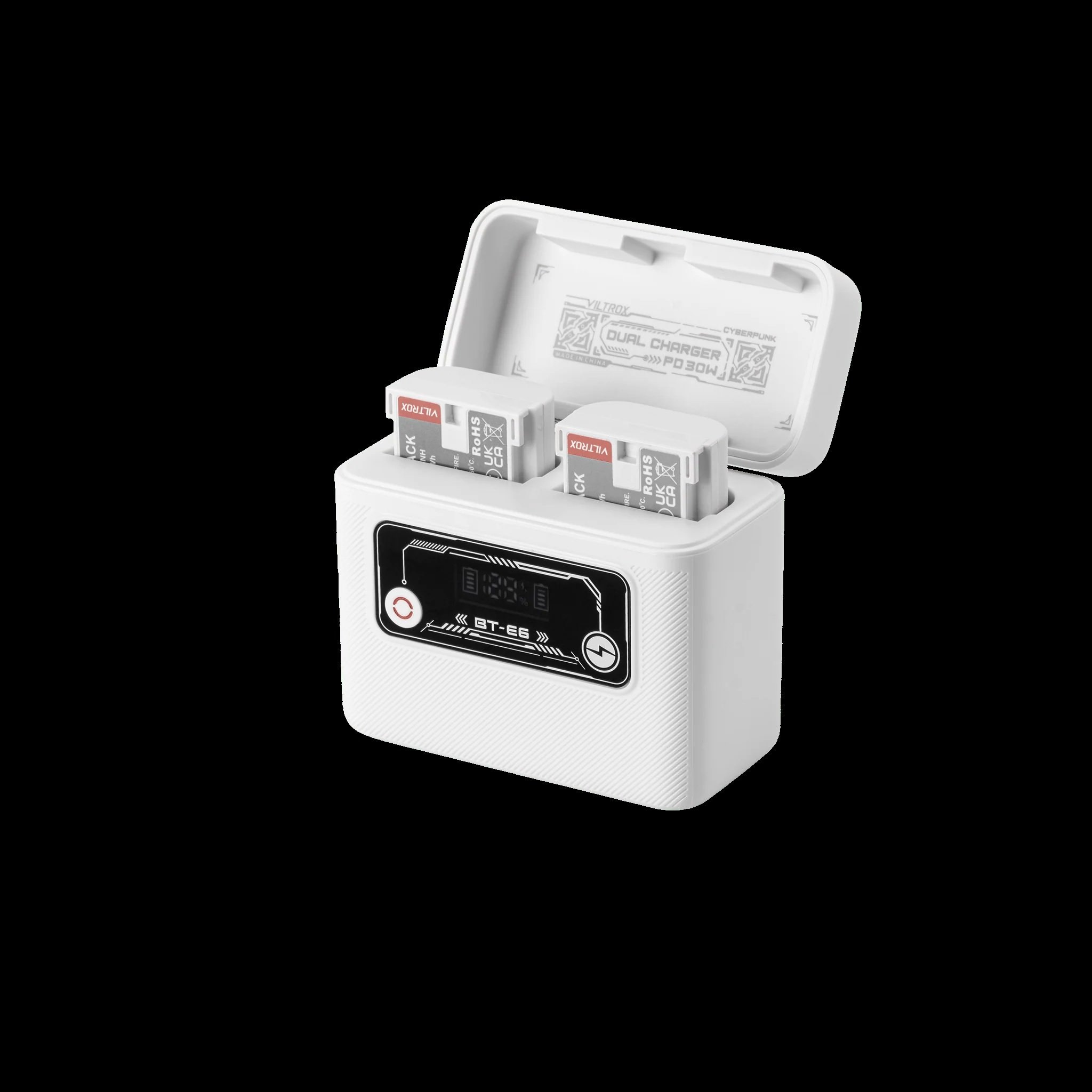 Pin Viltrox TLP-E6 tích hợp cổng sạc Type-C cho máy ảnh Canon