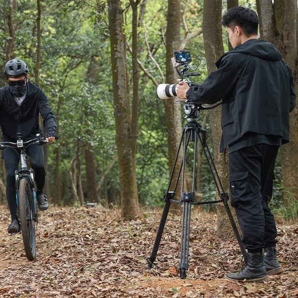 Chân quay Tripod Ulanzi T046 VideoFast Heavy Duty chất liệu Carbon Fiber 164cm