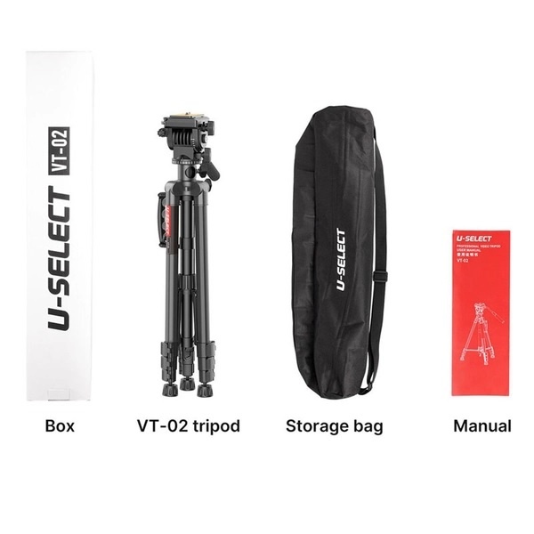 Ulanzi U-SELECT VT02- Chân máy tripod đa năng Cho Điện Thoại/Máy ảnh Mirroless, DSLR