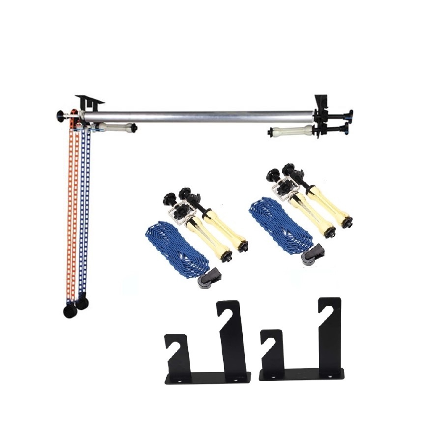 Khung treo phông 2 xích + 2 phông giấy 2.7x10m ( đã kèm trục)
