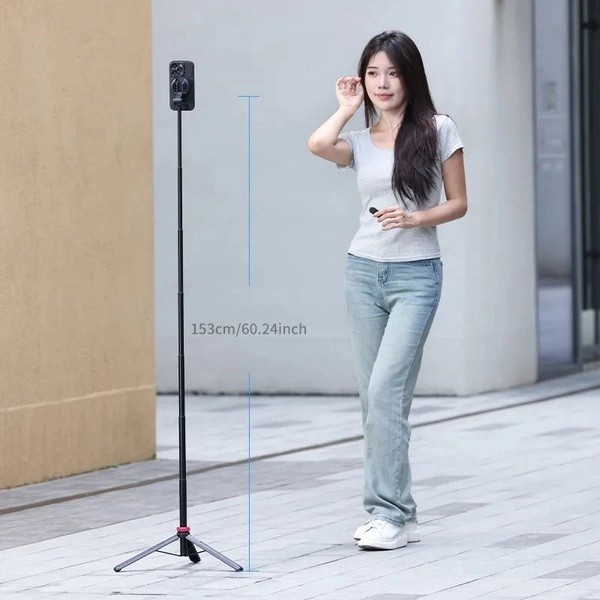 Ulanzi MT-84 chân tripod kết nối magsafe tích hợp remote bluetooth chiều cao 147cm