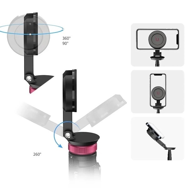 Ulanzi MT-84 chân tripod kết nối magsafe tích hợp remote bluetooth chiều cao 147cm