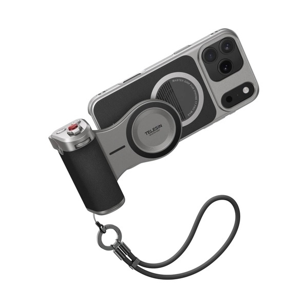 TELESIN Master Grip Creator Combo - bộ tay cầm chụp hình cho điện thoại iPhone17 Pro/Pro max kết nối từ tính chính hãng