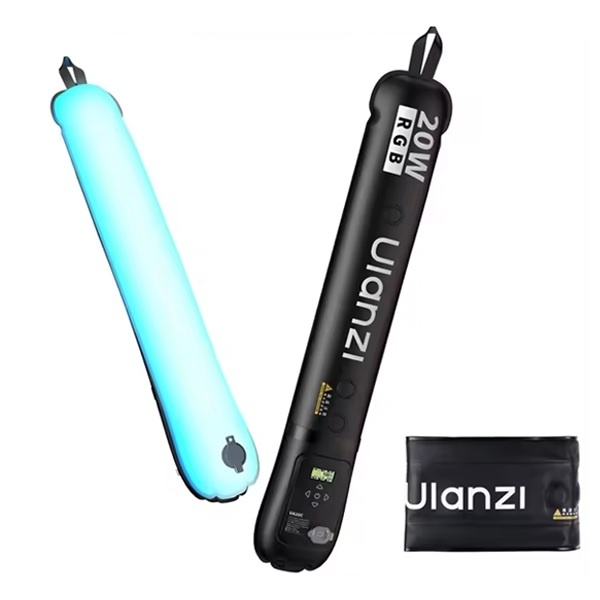 Ulanzi UA20C RGB - Đèn phao khí bơm hơi tích hợp pin đổi màu RGB công suất 20W cầm tay hỗ trợ kết nối từ tính chính hãng