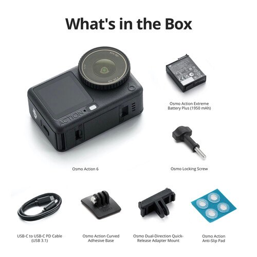 DJI Osmo Action 6 Standard Combo - Bảo hành chính hãng