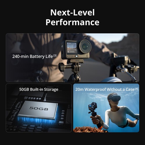 DJI Osmo Action 6 Standard Combo - Bảo hành chính hãng