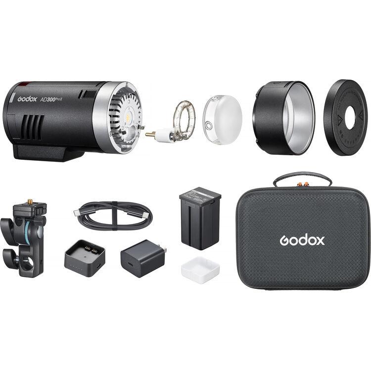 Đèn Godox AD300 Pro II All-in-One Outdoor Flash - Bảo hành chính hãng